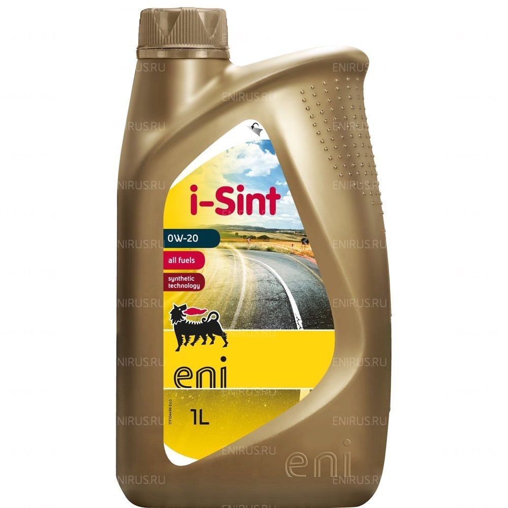 Моторное масло Eni i-SINT 0W20 синтетическое 1 л Моторное масло Eni i-SINT 0W20 синтетическое 1 л Моторные масла<br>Еni i-Sint 0W-20 - современное, полностью синтетическое моторное масло, специально разработанное для смазки бензиновых двигателей автомобилей нового поколения. Также отлично подходит для гибридных автомобилей. Еni i-Sint 0W-20 гарантирует отличный холодный запуск двигателя даже при очень низких температурах из-за чрезвычайно высокой текучести и всегда обеспечивает наилучшее качество смазки. В тоже время, он сохраняет очень стойкую масляную пленку даже при высокой рабочей температуре. Еni i-Sint 0W-20 является специальным продуктом для автомобилей с системой "Старт-Стоп". Специально разработанная формула Еni i-Sint 0W-20 гарантирует наилучшую защиту двигателя, снижение износа и образования отложений даже в самых экстремальных условиях вождения. Высокая текучесть обеспечивает лучшую смазку двигателя, уменьшая трение. А также обеспечивает экономию топлива при одновременном снижении выбросов диоксида углерода (СО2). Наличие в составе компонентов с низкой летучестью и одновременно высокой термической стабильностью резко снижает расход масла. Еni i-Sint 0W-20 имея высокой стойкость к окислению из-за воздействия высоких температур, позволяет увеличивать интервалы замены, рекомендованные производителями автомобилей<br>