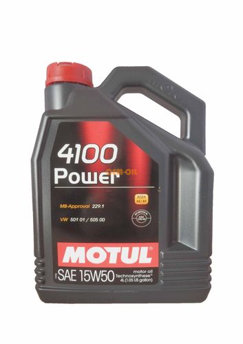 Моторное масло MOTUL 4100 Power 15W50 полусинтетическое 4 л Моторное масло MOTUL 4100 Power 15W50 полусинтетическое 4 л Моторные масла<br><br>