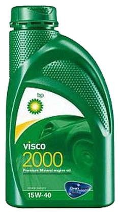 Моторное масло BP Visco 2000 15W40 минеральное 1 л Моторное масло BP Visco 2000 15W40 минеральное 1 л Моторные масла<br>Моторные масла BP Visco 2000 15W-40 и ВР Visco 2000 Diesel 15W-40 - минеральные моторные масла с высокими эксплуатационными характеристиками. Обеспечивают чистоту двигателя, способствуя снижению износа и увеличению срока службы благодаря CleanGuard. Защита от износа в условиях повседневной эксплуатации.Спецификации: API SL/CF ACEA A3/B3 MB-Approval 229.1 VW 505 01/505 00 Meets Fiat 9.55535-G2 Meets Fiat 9.55535-D2<br>