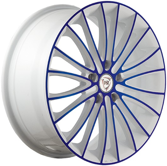 Литые диски NZ Wheels F-49 6x15/5x112 D57.1 ET47 Белый+синий Литые диски NZ Wheels F-49 6x15/5x112 D57.1 ET47 Белый+синийЛитые колесные диски<br><br>