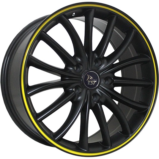 Литые диски YST X-14 6.5x16/4x108 D65.1 ET31 Черный+желтый Литые диски YST X-14 6.5x16/4x108 D65.1 ET31 Черный+желтыйЛитые колесные диски<br><br>