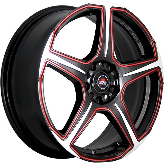 Литые диски Yokatta MODEL-4 7x18/5x114.3 D64.1 ET50 Черный+красный Литые диски Yokatta MODEL-4 7x18/5x114.3 D64.1 ET50 Черный+красныйЛитые колесные диски<br><br>