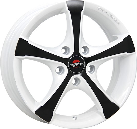 Литые диски Yokatta MODEL-9 6.5x16/5x114.3 D66.1 ET50 Белый+черный Литые диски Yokatta MODEL-9 6.5x16/5x114.3 D66.1 ET50 Белый+черныйЛитые колесные диски<br><br>