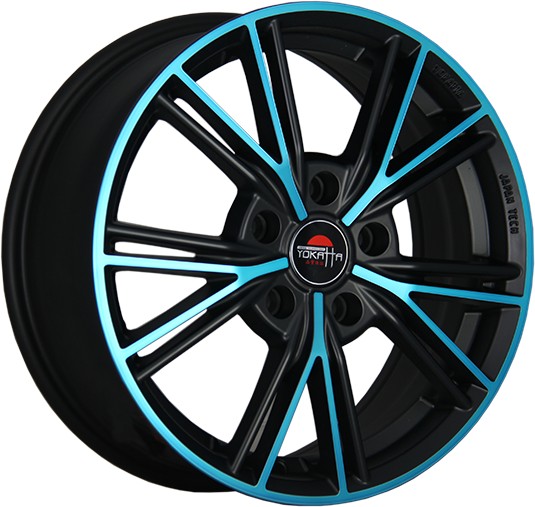 Литые диски Yokatta MODEL-26 6x15/4x100 D60.1 ET36 Черный+синий Литые диски Yokatta MODEL-26 6x15/4x100 D60.1 ET36 Черный+синийЛитые колесные диски<br><br>