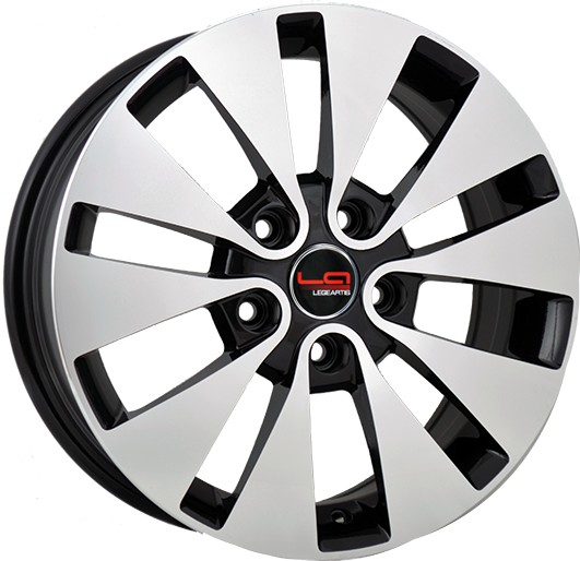 Литые диски LegeArtis KI65 7x17/5x114.3 D67.1 ET41 Черный Литые диски LegeArtis KI65 7x17/5x114.3 D67.1 ET41 ЧерныйЛитые колесные диски<br><br>