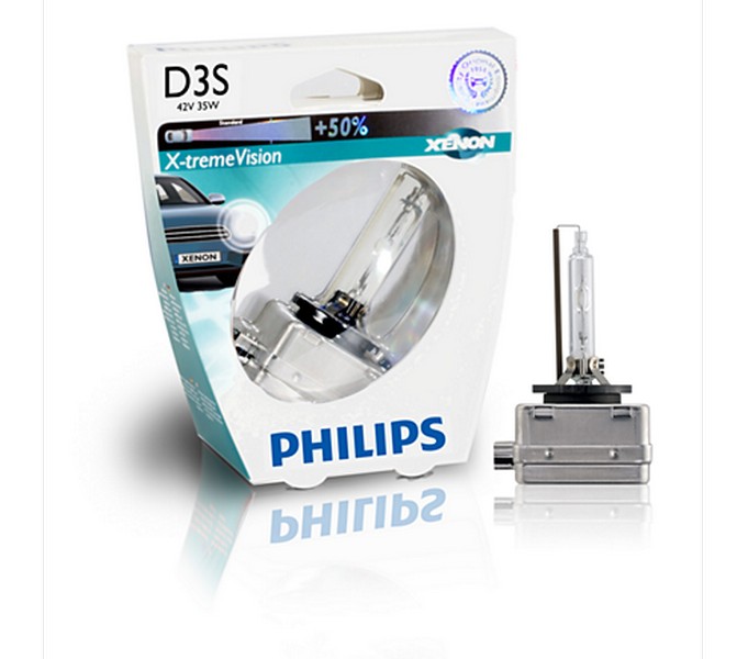 Ксеноновая лампа Philips D3S 9-32V 35W 4800K Ксеноновая лампа Philips D3S 9-32V 35W 4800K Ксенон<br>Брошюра<br><br>До 50 % больше света: высокомощные ксеноновые лампы обеспечивают максимальную яркость и оптимальную видимость, что оценят даже самые требовательные водители. Philips Xenon X-tremeVision лучший выбор для водителей.<br><br>Яркий свет для максимальной видимости и безопасности<br><br><br>Улучшенная видимость для безопасного вождения<br>Высокое качество освещения благодаря Xenon X-treme Vision<br><br><br>Надежная долговечная автомобильная лампа Xenon высокого качества<br><br><br>Компания Philips разработчик технологии Xenon HID<br>Автомобильные лампы Philips отличаются высокой устойчивостью к УФ-излучению<br>Автомобильные лампы Philips производятся из высококачественного кварцевого стекла<br>Автомобильные лампы Philips отличаются высоким уровнем водонепроницаемости<br><br><br>Производитель оригинальных комплектующих<br><br><br>Philips выбор большинства ведущих автопроизводителей<br>Удостоенный наград производитель автомобильных ламп<br>Мы соблюдаем высокие стандарты качества, установленные нормами ECE<br>