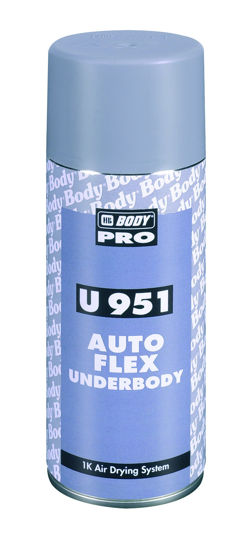 Антикоррозийный состав Body 951 PROLINE Autoflex черный 1л Антикоррозийный состав Body 951 PROLINE Autoflex черный 1л Антикор, антигравий<br>Материал на основе каучука с шумопоглощающими, герметизирующими свойствами и высокой укрывистостью. Используется для нижних наружных и внутренних частей кузова. Превосходная адгезия. Готов к применению и наносится специальным пистолетом BODY UBS под давлением 5–6 бар. Нанесение коротким соплом приводит к образованию тонкой структуры, длинным соплом — к грубой структуре. После высыхания может быть окрашен всеми типами эмалей. Перед нанесением рекомендуется использовать адгезионный грунт BODY 340 PLASTOFIX.<br>