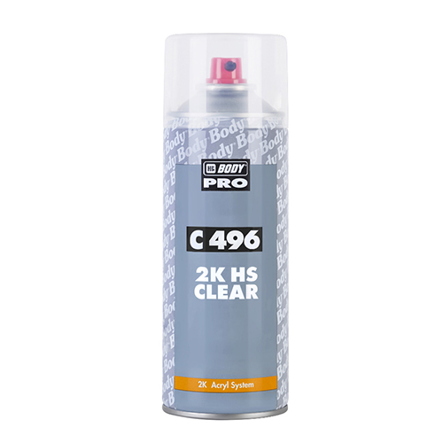 Аэрозольный лак Body 496 HS PROLINE 400 мл
