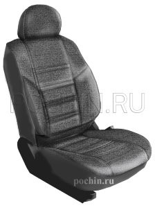 Чехлы Почин Трио Ford Transit жаккард кож.зам. cерые Чехлы Почин Трио Ford Transit жаккард кож.зам. cерыеЧехлы и накидки на сиденья<br><br>