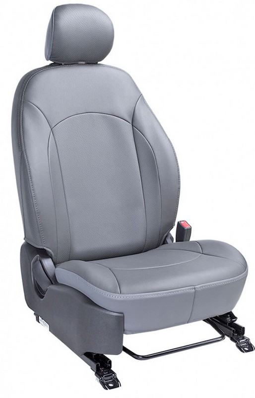 Чехлы Почин Alonso Hyundai Solaris 2011 экокожа cерые Чехлы Почин Alonso Hyundai Solaris 2011 экокожа cерыеЧехлы и накидки на сиденья<br>Чехлы Алонсо разработаны конкретно для Hyundai Solaris/ Kia Rio, поэтому имеют несколько преимуществ: в точности повторяют форму спинок и подушек сидений, а также имеют надежный крепеж. Модель выполнена в экокоже, центральная часть имеет форму полукруга перфорированная.<br><br>В комплект авточехлов входит 13 предметов:<br>4 подголовника + 2 доп.<br>2 сидения переднего ряда<br>2 спинки переднего ряда<br>1 сидение заднего ряда <br>1 спинка заднего ряда 1/3 за пассажиром<br>1 спинка заднего ряда 2/3 за водителем<br>В комплект входят крепления - резинки и крючки.<br>Присутствуют технологические отверстия для ремней безопасности. На спинках передних сидений есть карманы.<br>