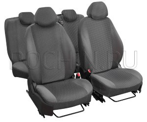 Чехлы Почин Лима Skoda Fabia 07 жаккард кож.зам. cерые Чехлы Почин Лима Skoda Fabia 07 жаккард кож.зам. cерыеЧехлы и накидки на сиденья<br>Чехлы на Skoda Fabia компания Почин изготавливает из всех возможных вариантов тканей. Данная модель Лима выполнена в жаккарде.<br><br>В комплект авточехлов входит 12 предметов:<br>4 подголовника<br>2 сидения первого ряда<br>2 спинки переднего ряда<br>1 сидение второго ряда 1/3 за водителем <br>1 спинка второго ряда 1/3 за водителем <br>1 спинка второго ряда 2/3 за пассажиром<br>1 сидение второго ряда 2/3 за пассажиром<br>В комплект входят крепления - резинки и крючки.<br>Присутствуют технологические отверстия для ремней безопасности. На спинках передних сидений есть карманы.<br>