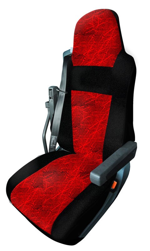 Чехлы Почин Volvo FМ-Х 2014 Флок красные Чехлы Почин Volvo FМ-Х 2014 Флок красныеЧехлы и накидки на сиденья<br><br>