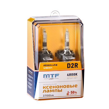 Ксеноновая лампа MTF Light ABSOLUTE VISION +50% D2R 85V 35W 4800K, ABSOLUTE VISION +50%
Ксеноновая лампа MTF Light ABSOLUTE VISION +50% D2R 85V 35W 4800K, ABSOLUTE VISION +50%