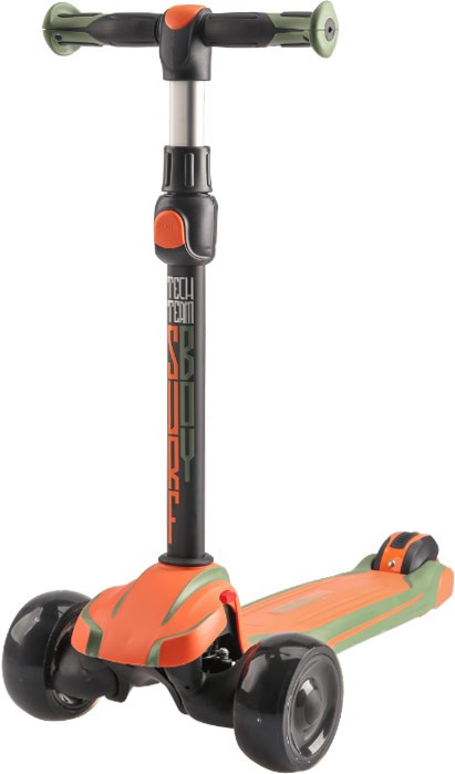Самокат TechTeam Surf boy 3-х колесный оранжевый/зеленый
Самокат TechTeam Surf boy 3-х колесный оранжевый/зеленый