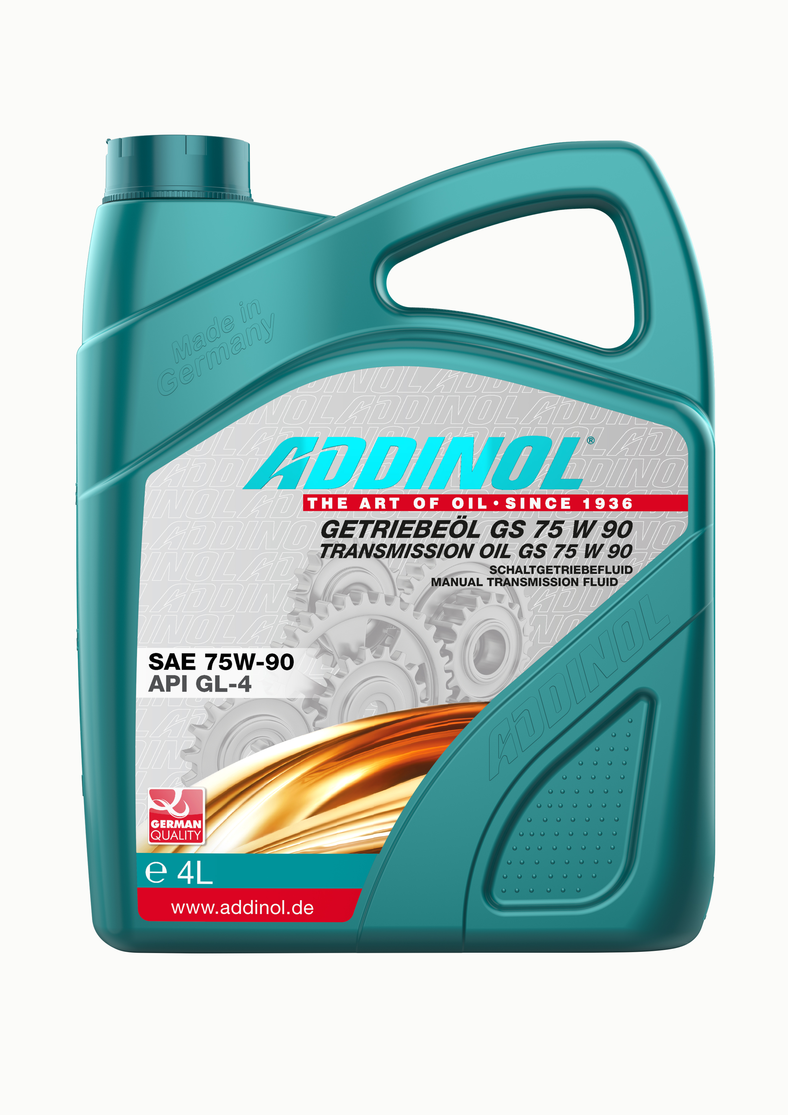 Трансмиссионное масло Addinol Getriebeol GH 75W90 ситетическое 4л