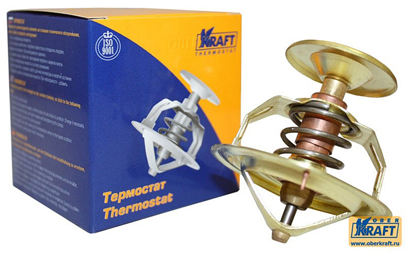 Термостат 72C (KRAFT) КТ 019506 Термостат 72C (KRAFT) КТ 019506 Двигатель<br><br>