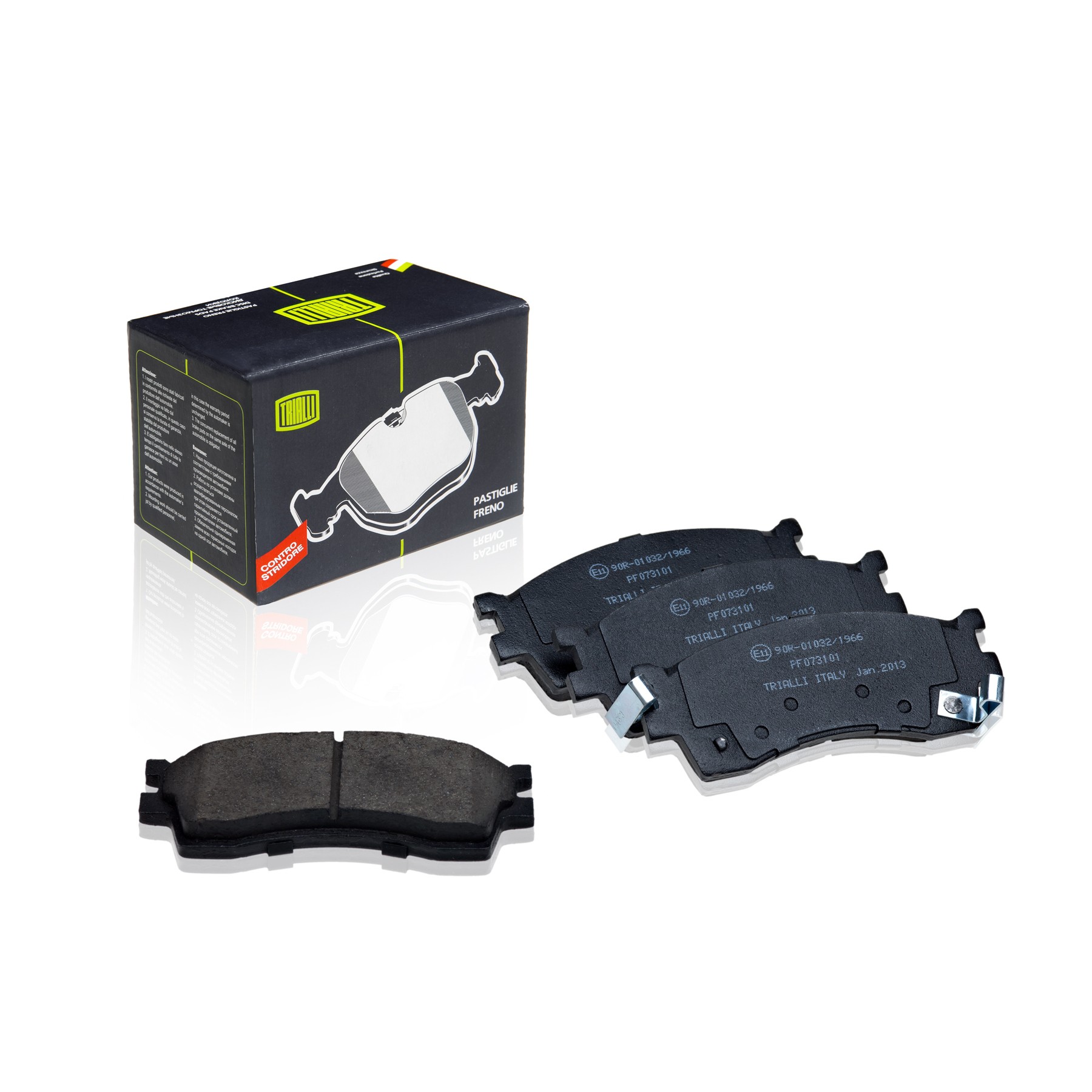 Колодка тормозная KIA Spectra/ Sephia/ Shuma передняя (TRIALLI) (4 шт.) Колодка тормозная KIA Spectra/ Sephia/ Shuma передняя (TRIALLI) (4 шт.) Тормозная система<br><br>