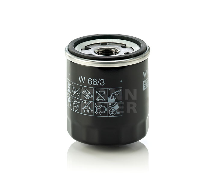 Фильтр масляный MANN W68/3 Фильтр масляный MANN W68/3 Система смазки<br><br>