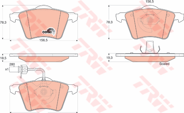 Колодка тормозная FORD Galaxy 95- передняя (TRW) GDB1538 (4 шт.) Колодка тормозная FORD Galaxy 95- передняя (TRW) GDB1538 (4 шт.) Тормозная система<br><br>