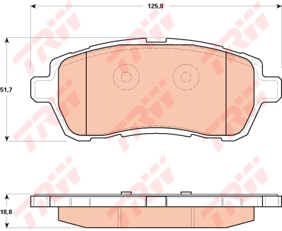 Колодка тормозная FORD Fiesta 1.25-1.6i/1.4-1.6DCi 08> передняя (TRW) GDB1893 (4 шт.) Колодка тормозная FORD Fiesta 1.25-1.6i/1.4-1.6DCi 08> передняя (TRW) GDB1893 (4 шт.) Тормозная система<br><br>
