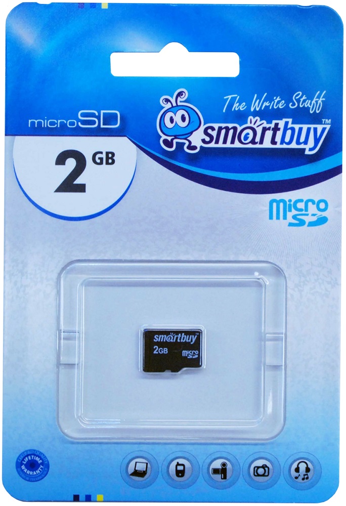 Карта памяти microSD 2Gb Smart Buy Карта памяти microSD 2Gb Smart Buy Компоненты и провода<br><br>