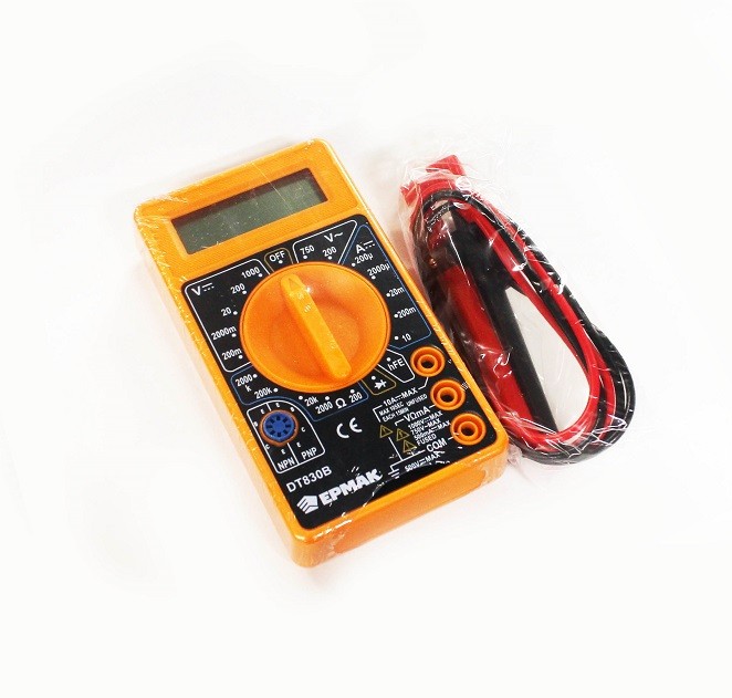 Мультиметр цифровой DT-830В ЕРМАК Мультиметр цифровой DT-830В ЕРМАКИзмерительные устройства<br><br>