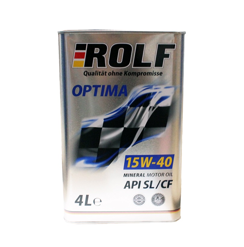 Моторное масло Rolf Optima 15W40 минеральное 4 л Моторное масло Rolf Optima 15W40 минеральное 4 л Моторные масла<br><br>