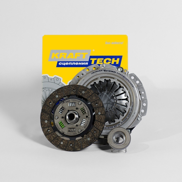 Сцепление в сборе ВАЗ-2106 (Krafttech) с подш.W03200E Сцепление в сборе ВАЗ-2106 (Krafttech) с подш.W03200E Сцепление<br><br>