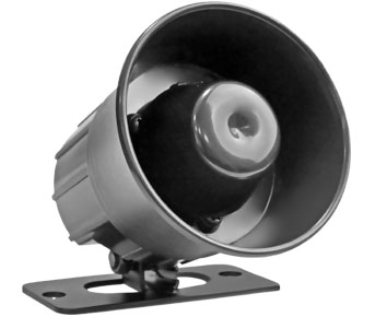 Сирена Starline SL-S20.3 Сирена Starline SL-S20.3 Звуковые сигналы и сирены<br>Сирена неавтономная StarLine S-20.3 — средство защиты автомобиля, выполненное в корпусе малых размеров. Небольшой размер позволяет хорошо спрятать сирену под капотом автомобиля, что обеспечивает высокую защиту от потенциальных вредителей. Корпус сирены выполнен в виде рупора черного цвета. Несмотря на малые габаритные размеры, конструкция StarLine S-20.3 позволяет создать звуковой сигнал мощностью 112Дб при номинальном токе 1400МА и мощности самой сирены в 20Вт. Сигнал сирены идет в однотональном режиме.<br>