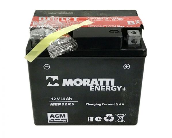 Аккумулятор (мото) 12V Moratti 5Ah/55 клеммы под винт /114x70x105/ Аккумулятор (мото) 12V Moratti 5Ah/55 клеммы под винт /114x70x105/Аккумуляторы для мототехники<br><br>