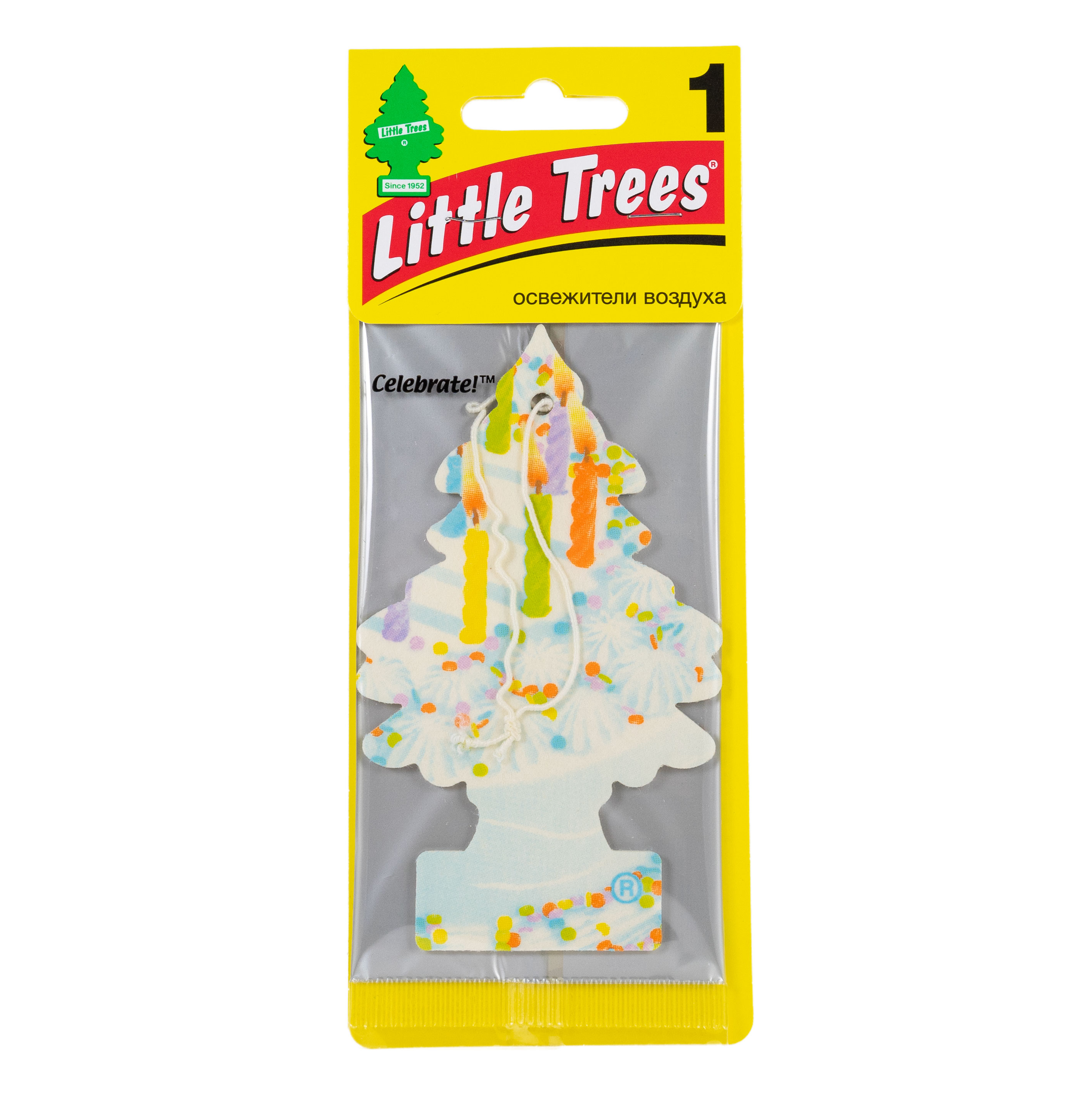 Ароматизатор Little trees подвесной картонный "Елочка" С днем рождения! (CAR-FRESHNER)
Ароматизатор Little trees подвесной картонный "Елочка" С днем рождения! (CAR-FRESHNER)