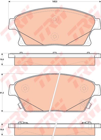 Колодка тормозная OPEL ASTRA J 09 -/CHEVROLET: CRUZE (J300) 09 - передняя (TRW) GDB1847 (4 шт.) Колодка тормозная OPEL ASTRA J 09 -/CHEVROLET: CRUZE (J300) 09 - передняя (TRW) GDB1847 (4 шт.) Тормозная система<br><br>