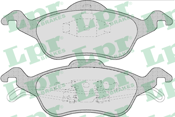 Колодка тормозная FORD Focus передняя (LPR) 05P696 (4 шт.) Колодка тормозная FORD Focus передняя (LPR) 05P696 (4 шт.) Тормозная система<br><br>