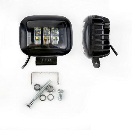 Фара дополнительная светодиодная (квадратная) 30W (3х10W) White 10-30V Spot 120х115х60мм YADA
Фара дополнительная светодиодная (квадратная) 30W (3х10W) White 10-30V Spot 120х115х60мм YADA