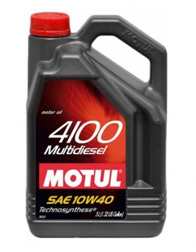

Моторное масло MOTUL 4100 Multidiesel 10W40 полусинтетическое 5л