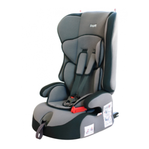 

Автокресло детское Siger Прайм Isofix 0,9-12 лет 9-36кг серое