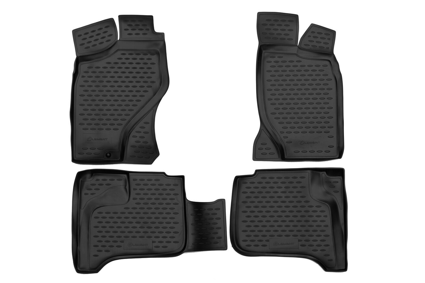 

Коврики салона Element NISSAN NP300 2008> полиуретановые черные 4 шт.