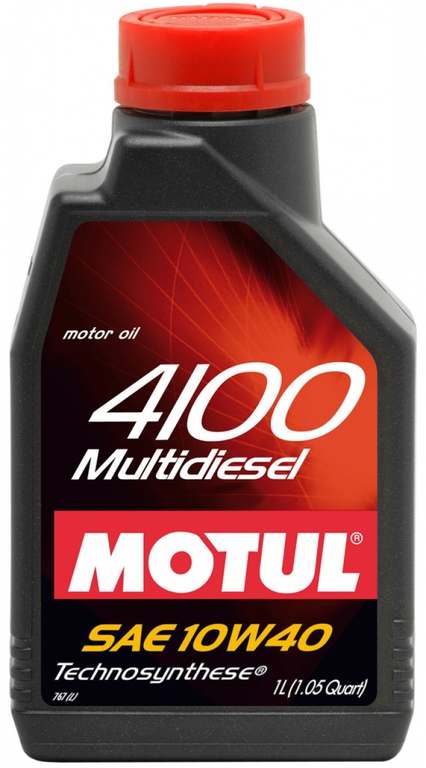 

Моторное масло MOTUL 4100 Multidiesel 10W40 полусинтетическое 1л