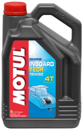 

Моторное масло MOTUL Inboard Tech 4T 15W50 полусинтетическое 5 л, INBOARD TECH 4T