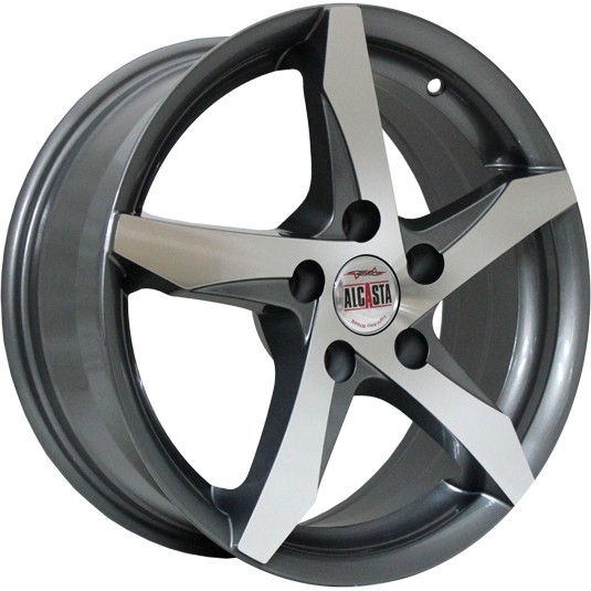 

Литые диски Alcasta M09 6x15/5x105 D56.6 ET39 Серый, M09