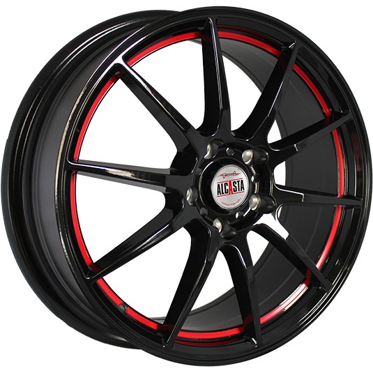 

Литые диски Alcasta M23 6.5x16/4x100 D54.1 ET52 Черный+красный, M23