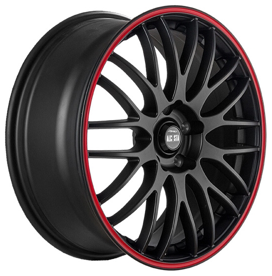 

Литые диски Alcasta M27 7x17/5x114.3 D60.1 ET39 Черный+красный, M27