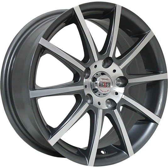 

Литые диски Alcasta M12 6x15/4x100 D60.1 ET50 Серый, M12