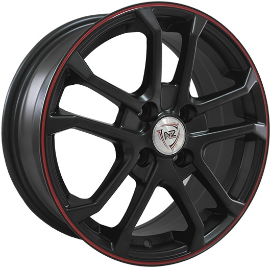 

Литые диски NZ Wheels SH651 6x15/5x105 D56.6 ET39 Черный+красный, SH651