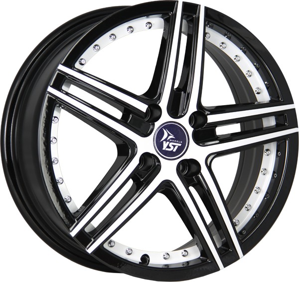 

Литые диски YST X-1 7x18/5x114.3 D64.1 ET50 Черный+белый