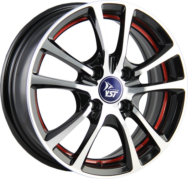 

Литые диски YST X-3 7x17/5x114.3 D60.1 ET45 Черный+красный, X-3