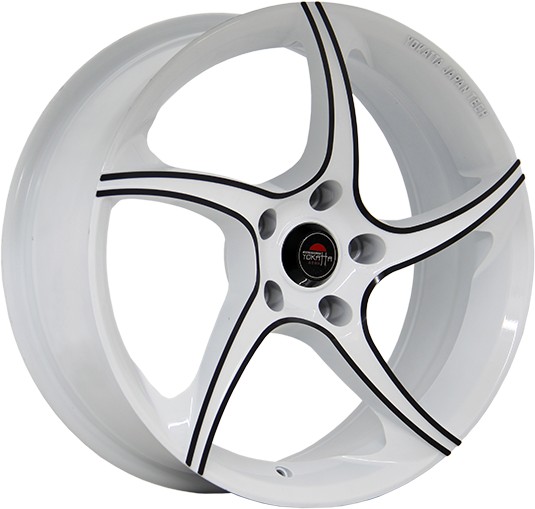 

Литые диски Yokatta MODEL-2 7x17/5x114.3 D66.1 ET40 Белый+черный, MODEL-2