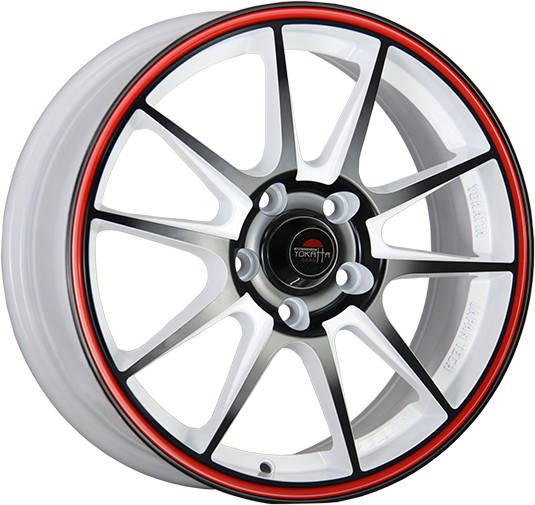 

Литые диски Yokatta MODEL-15 6.5x16/5x114.3 D67.1 ET46 Белый+черный, MODEL-15