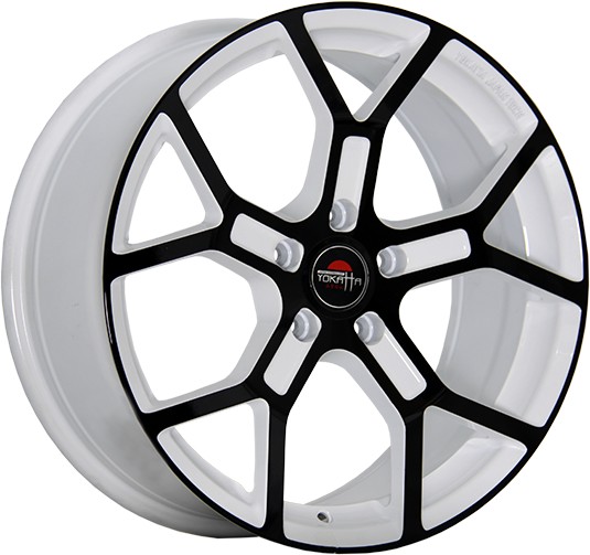 

Литые диски Yokatta MODEL-19 7x17/5x108 D63.3 ET55 Белый+черный, MODEL-19