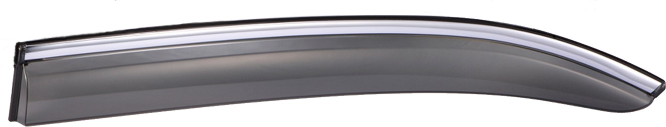 

Ветровики с металл. хром-молдингом Mazda 6 SD с 2013 (SkyLine)